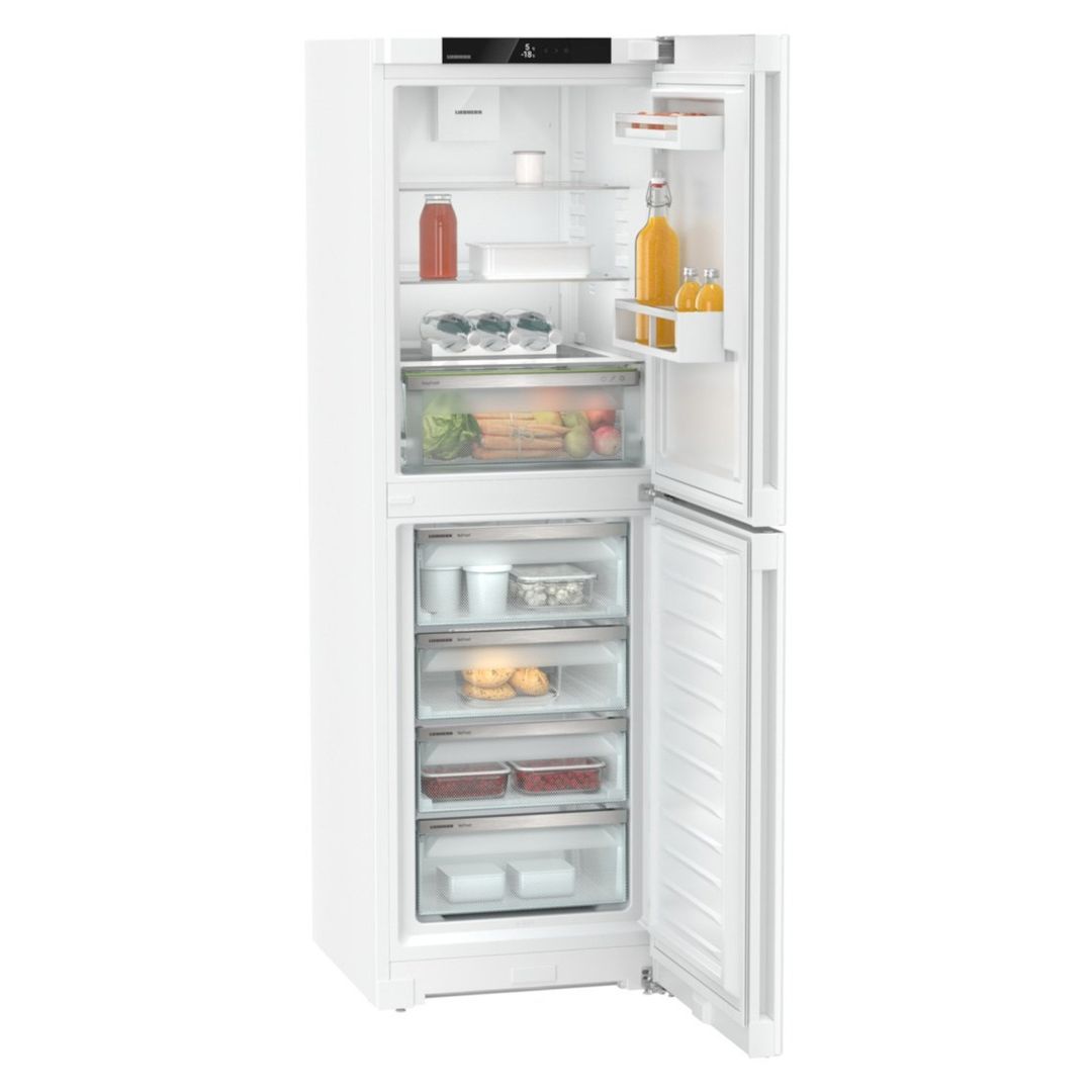 Liebherr 319 Litre 50/50 Freestanding Fridge Freezer With Easy Fresh - White - Image 1