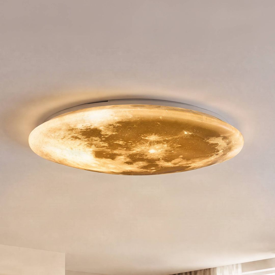 Trio Lighting Lunar LED ceiling light with remote control 60 cm - Image 1