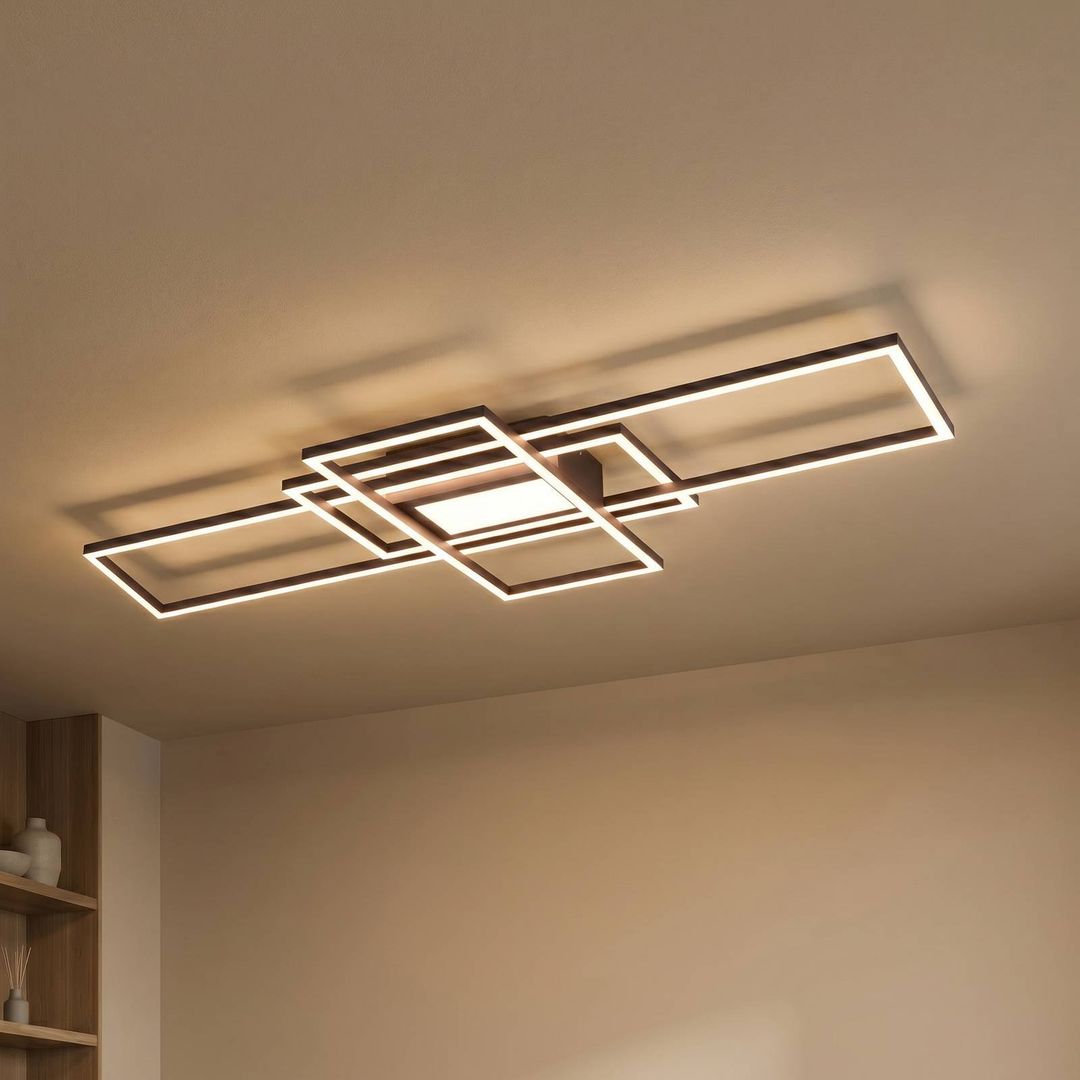 Trio Lighting Irvine LED ceiling lamp 3,000-6,500 K, anthracite - Image 1