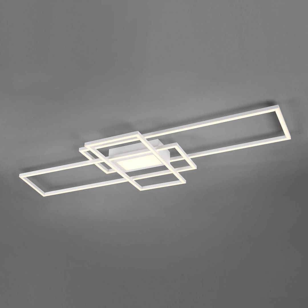 Trio Lighting Irvine LED ceiling lamp 3,000-6,500 K, matt white - Image 1