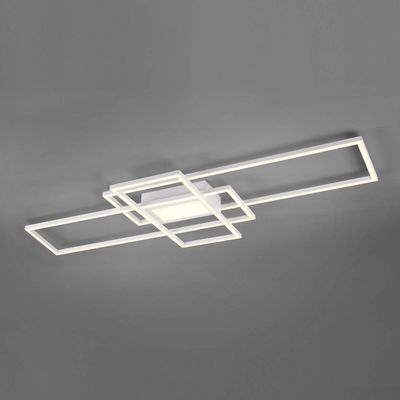 Trio Lighting Irvine LED ceiling lamp 3,000-6,500 K, matt white