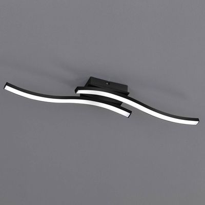 Reality Leuchten Route LED ceiling light, two-bulb
