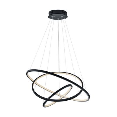 Trio Lighting Trio WiZ Aaron smart LED pendant light, anthracite - Thumbnail 2