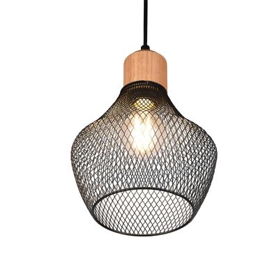Reality Leuchten Valeria pendant light with lattice shade, Ø 18 cm