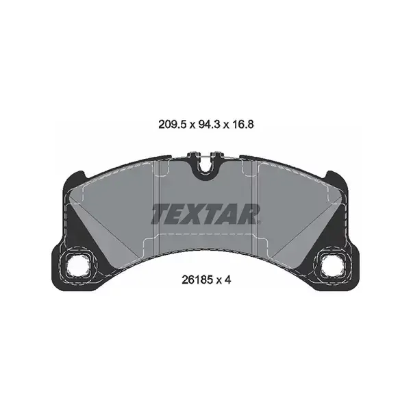Textar Front Brake Pads Porsche Macan (95B)/panamera (971) (14-) | Ecp-S2618501 | Euro Car Parts - Image 1