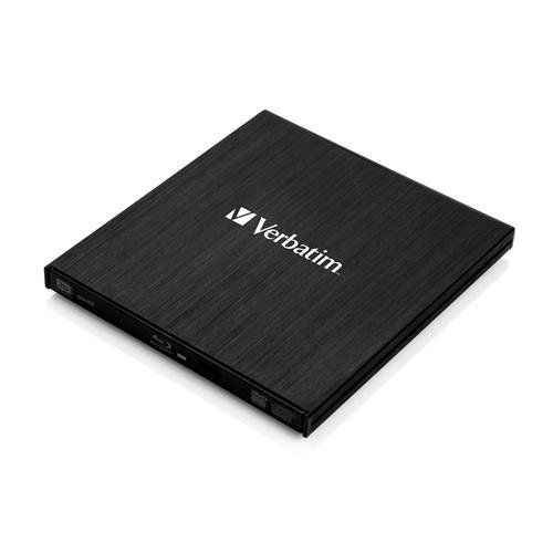 Verbatim External Slimline optical disc drive Blu-Ray RW Black - Image 1