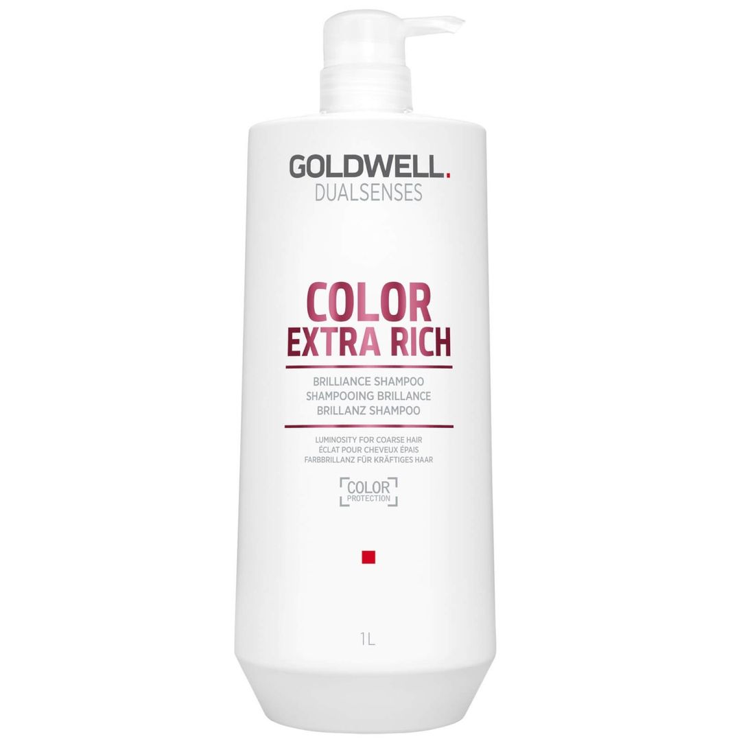 Goldwell Dual Senses Color Extra Rich Brilliance Shampoo 1000ml - Wort - Image 1