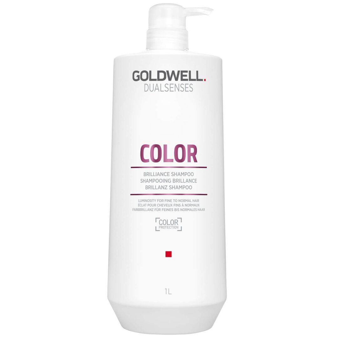Goldwell Dual Senses Color Brilliance Shampoo 1000ml - Worth £64 - Image 1