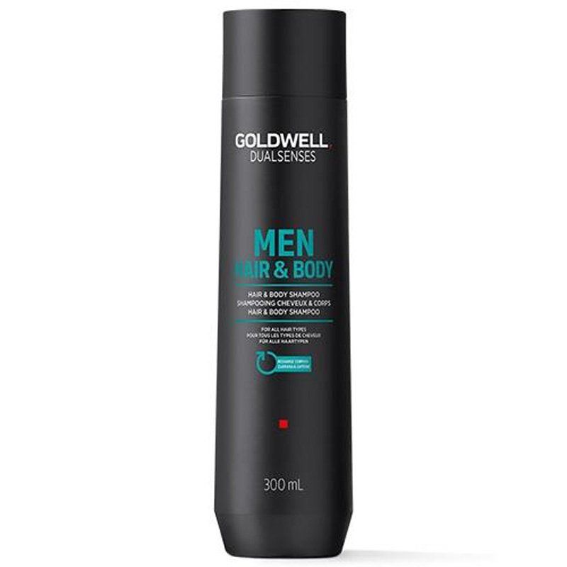 Goldwell Dual Senses Men Hair & Body Shampoo 300ml in Clear - Image 1
