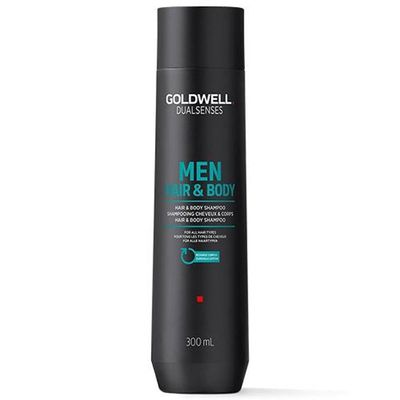 Goldwell Dual Senses Men Hair & Body Shampoo 300ml in Clear