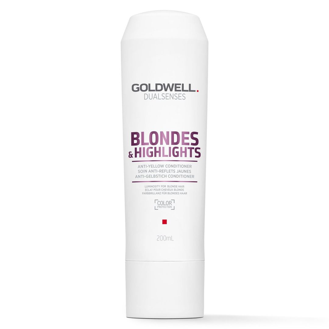Goldwell Dualsenses Blonde And Highlights Anti-Yellow Conditioner, For Luminosity & Neutralising Unwanted Yellow Tones 200ml - Image 1