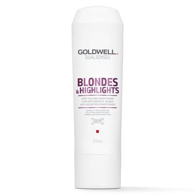 Goldwell Dualsenses Blonde And Highlights Anti-Yellow Conditioner, For Luminosity & Neutralising Unwanted Yellow Tones 200ml
