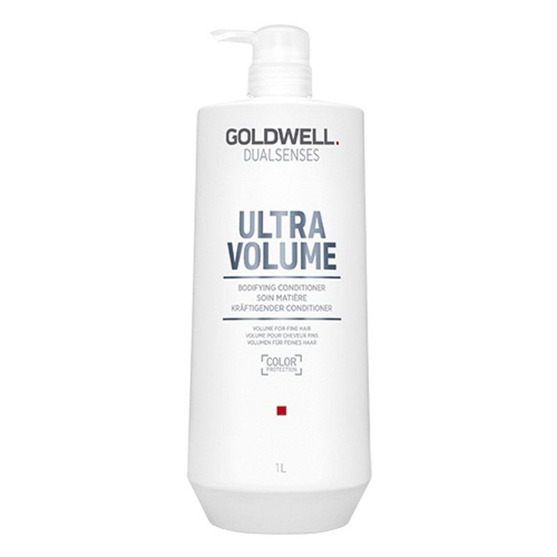 Goldwell Dual Senses Ultra Volume Bodifying Conditioner 1000ml in Clear - Image 1