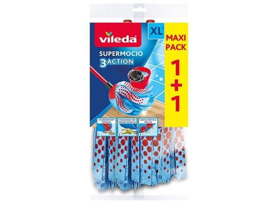 Vileda 167970 Supermocio 3Action Xl Twin Refill