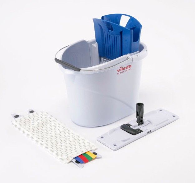 Vileda UltraSpeed Mini 10 Litre Starter Kit Blue 129672 - Image 1