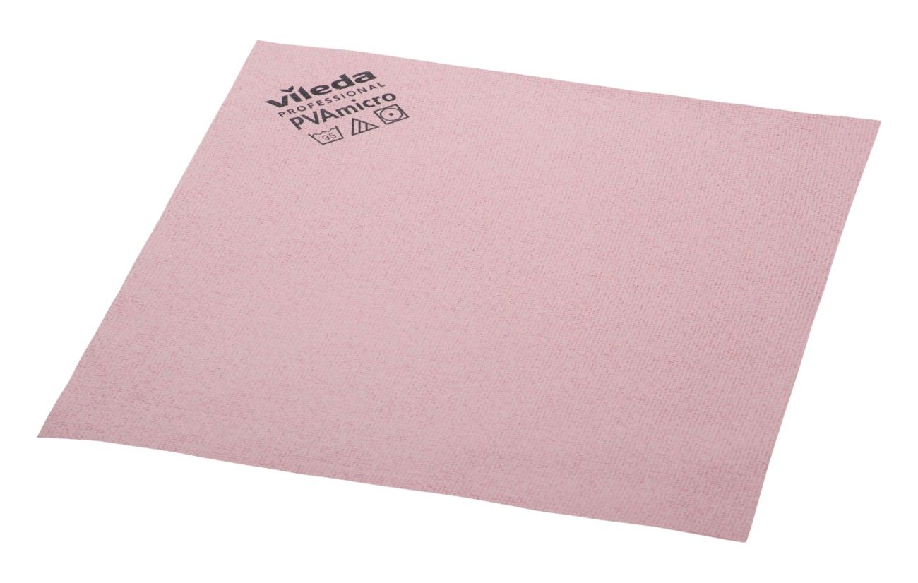 Vileda PVA Micro Cloth Red (5 Pack) 143586 - Image 1