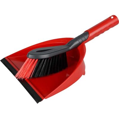 Vileda 141742 2-In-1 Dustpan And Brush Set