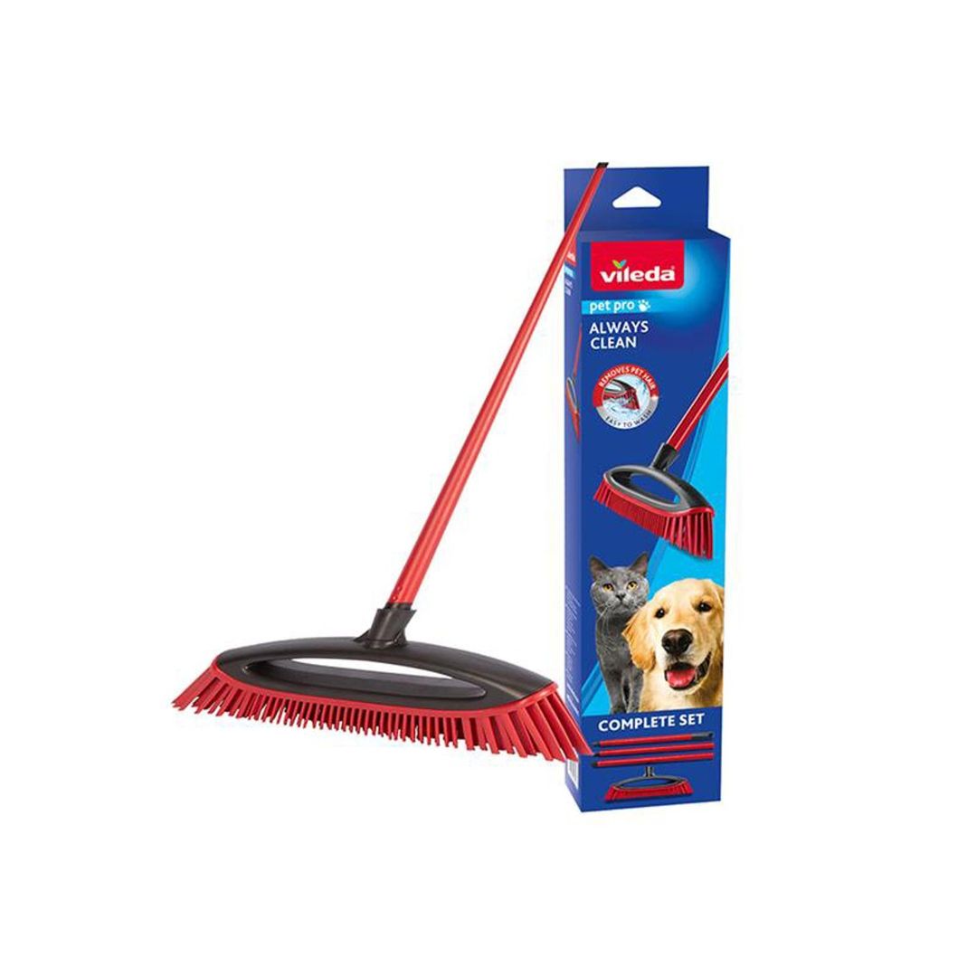 Vileda Pet Pro Always Clean Broom. - Red - Image 1