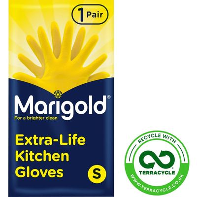 Marigold Extra Life Kitchen Gloves - Yellow / Small