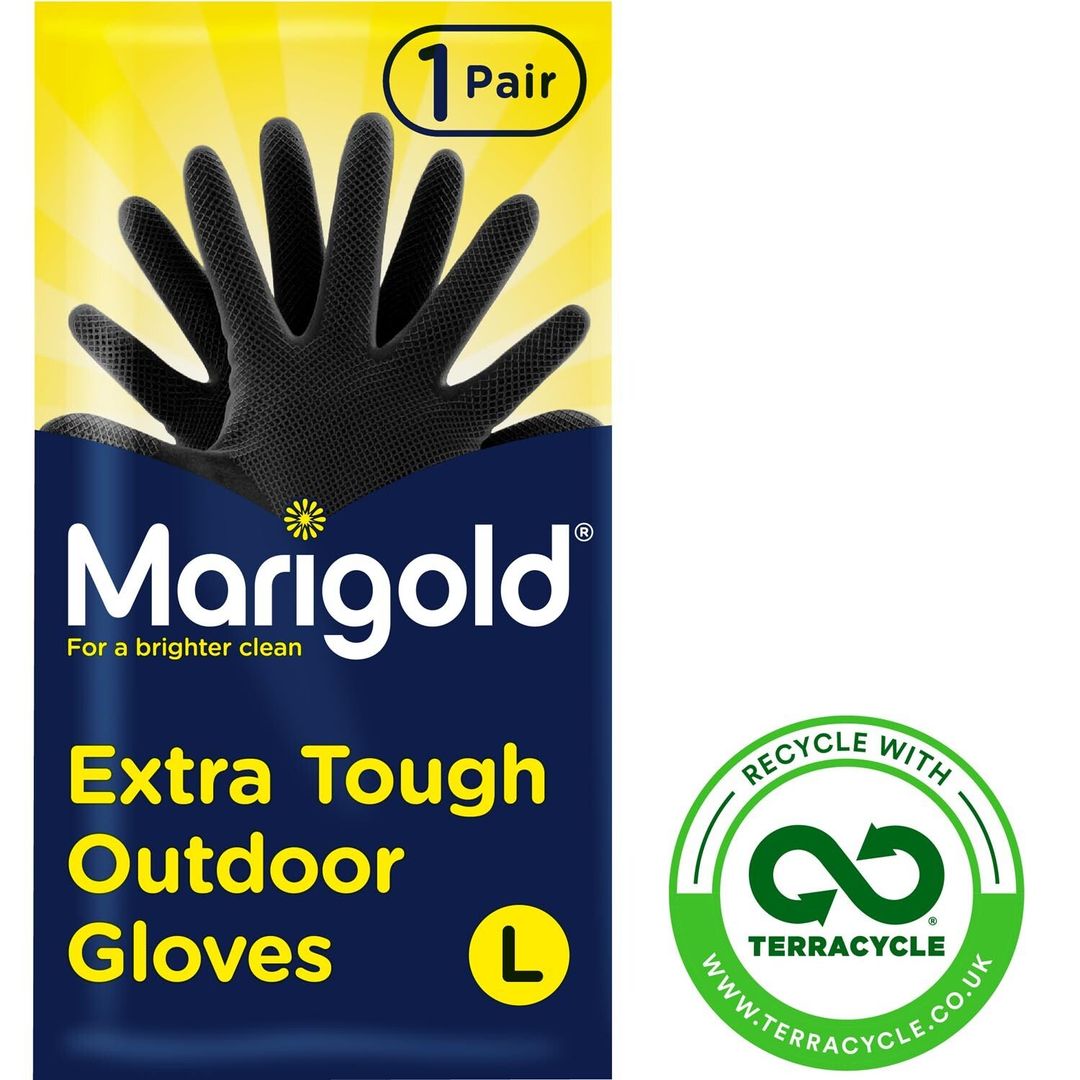 Marigold 175444 Extra Tough Outdoor Gloves - Large (6 Pairs) - Image 1