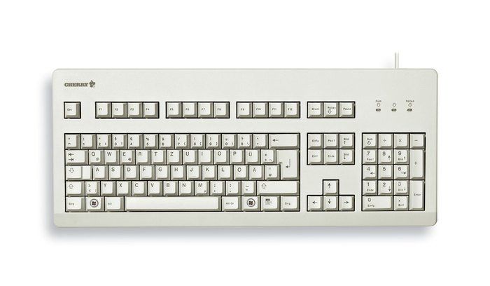 CHERRY G80-3000 keyboard Universal USB QWERTZ German Grey - Image 1