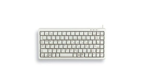 CHERRY G84-4100 COMPACT KEYBOARD Corded USB/PS2 Light Grey (QWERTY - UK)