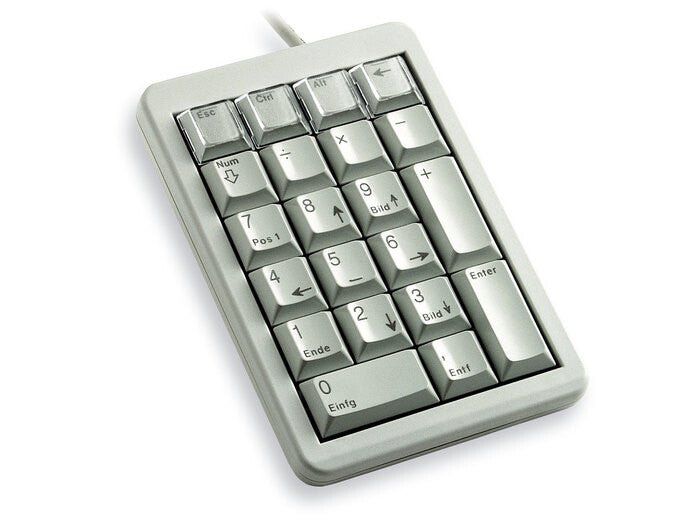 CHERRY G84-4700 KEYPAD Corded USB Light-Grey (UK/US) - Image 1