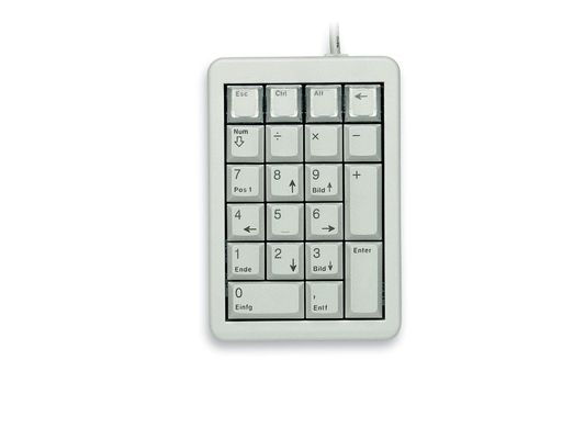 CHERRY G84-4700 numeric keypad Laptop/PC USB Grey - Thumbnail 2