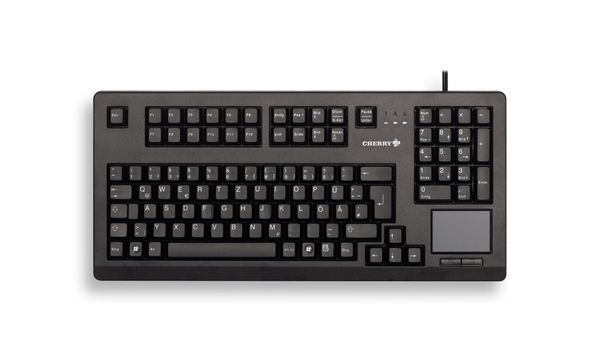 CHERRY TouchBoard G80-11900 Corded Keyboard with Touchpad Black USB (QWERTY - UK)