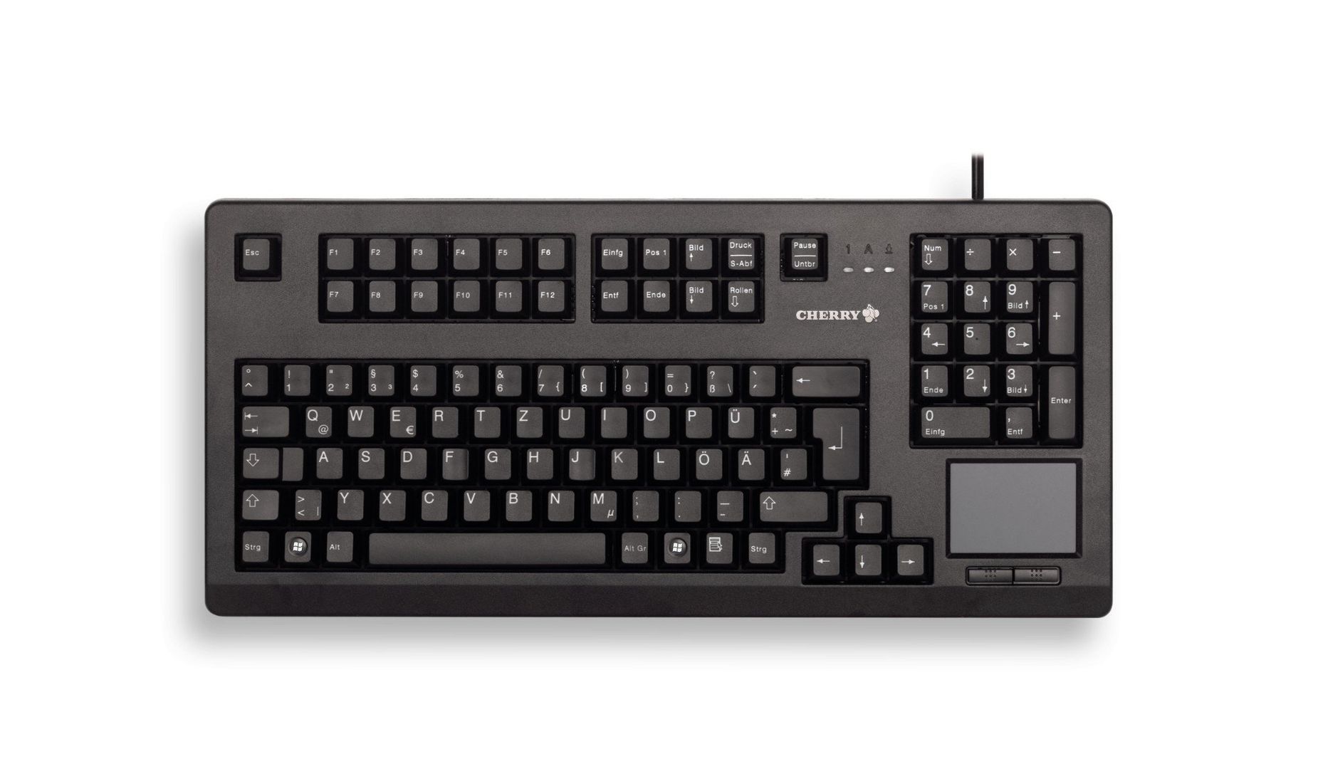 CHERRY TouchBoard G80-11900 keyboard Universal USB AZERTY French Black - Image 1