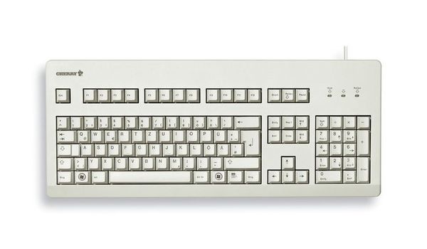 CHERRY G80-3000 keyboard Universal USB QWERTZ German Grey