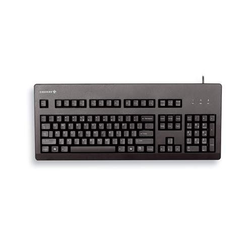 CHERRY G80-3000 BLACK SWITCH, Keyboard, Corded, Black, USB/PS2 (QWERTY - UK) - Image 1
