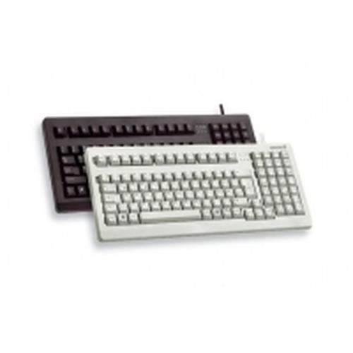 CHERRY G80-1800 Compact Corded Keyboard, Light-Grey. PS2/USB, (QWERTY - UK) - Image 1