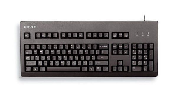 CHERRY G80-3000 BLUE SWITCH Keyboard Corded Black USB/PS2 (QWERTY - UK)