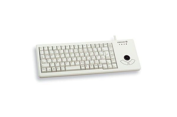 CHERRY XS Trackball keyboard Universal USB QWERTZ German Grey