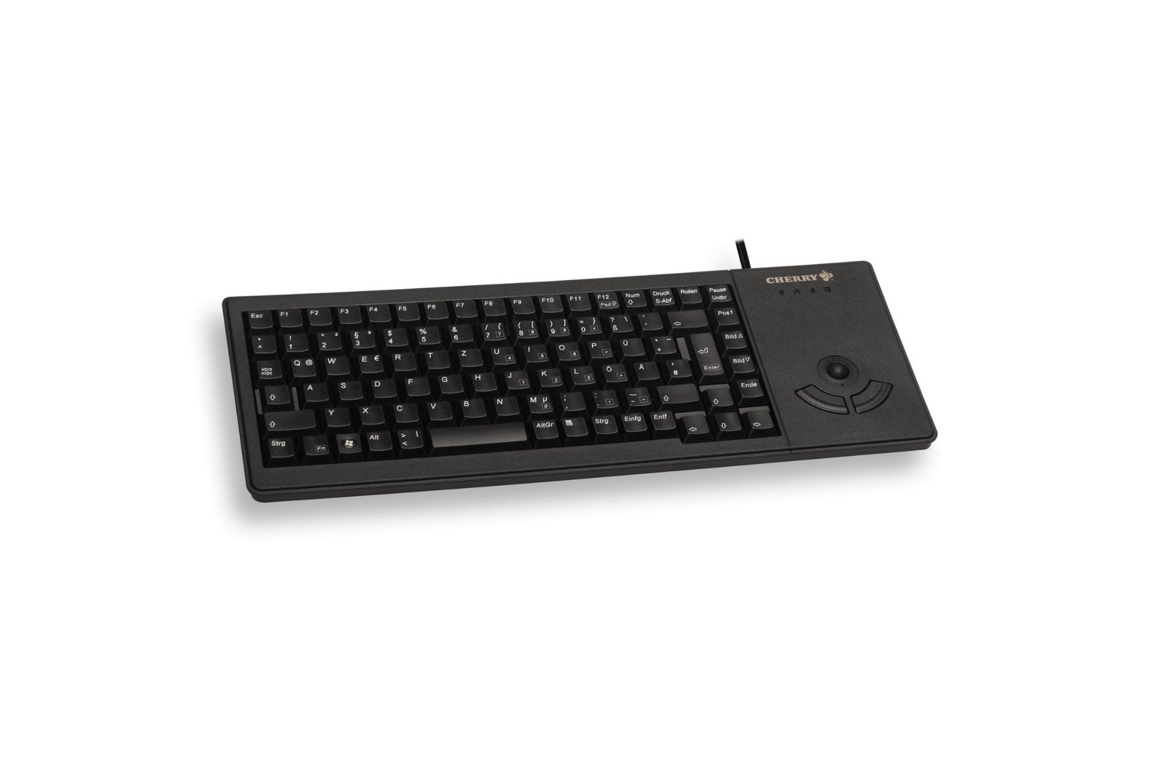 CHERRY XS Trackball G84-5400 keyboard Office USB QWERTZ German Black - Image 1
