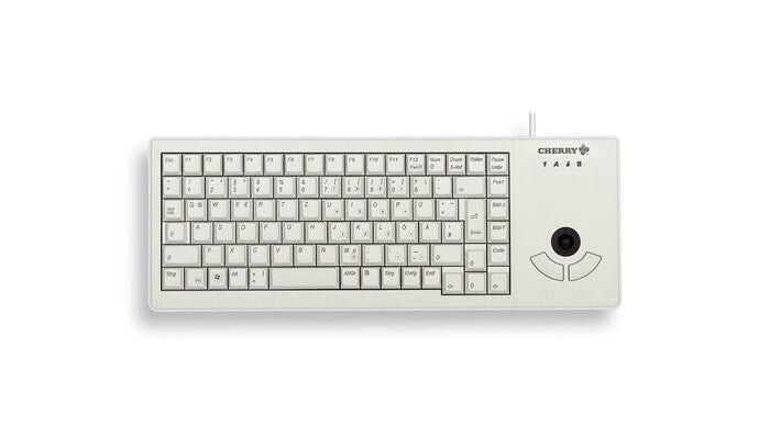 CHERRY XS Trackball keyboard USB QWERTY US English Grey - Image 1