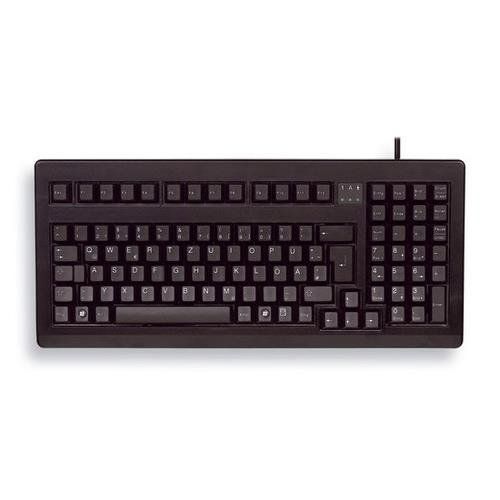 CHERRY G80-1800 Compact Corded Keyboard, Black, PS2/USB, (QWERTY - UK) - Image 1
