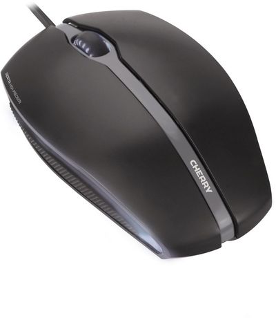 CHERRY GENTIX CORDED ILLUMINATED MOUSE Black USB