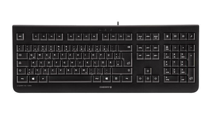 CHERRY KC 1000 keyboard Universal USB QWERTY Italian Black - Image 1