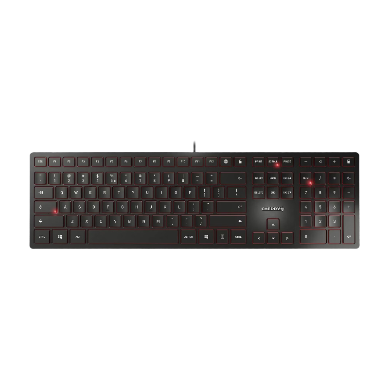 CHERRY KC 6000 Slim keyboard Universal USB US English Black - Image 1
