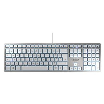 CHERRY KC 6000 SLIM Keyboard - Silver