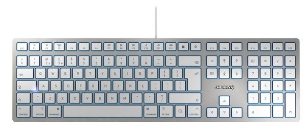 CHERRY KC 6000C Keyboard For MAC - Silver