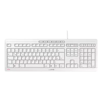 CHERRY STREAM keyboard Office USB QWERTZ German White - Thumbnail 2