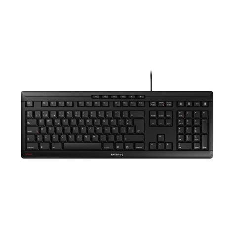 CHERRY STREAM keyboard Universal USB QWERTY Spanish Black - Image 1