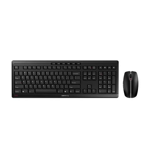 CHERRY Stream Desktop keyboard Mouse included Office RF Wireless QWERTY US English Black - Image 1