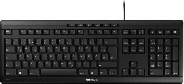 CHERRY STREAM keyboard Office USB QWERTZ Czech Slovakian Black - Thumbnail 2