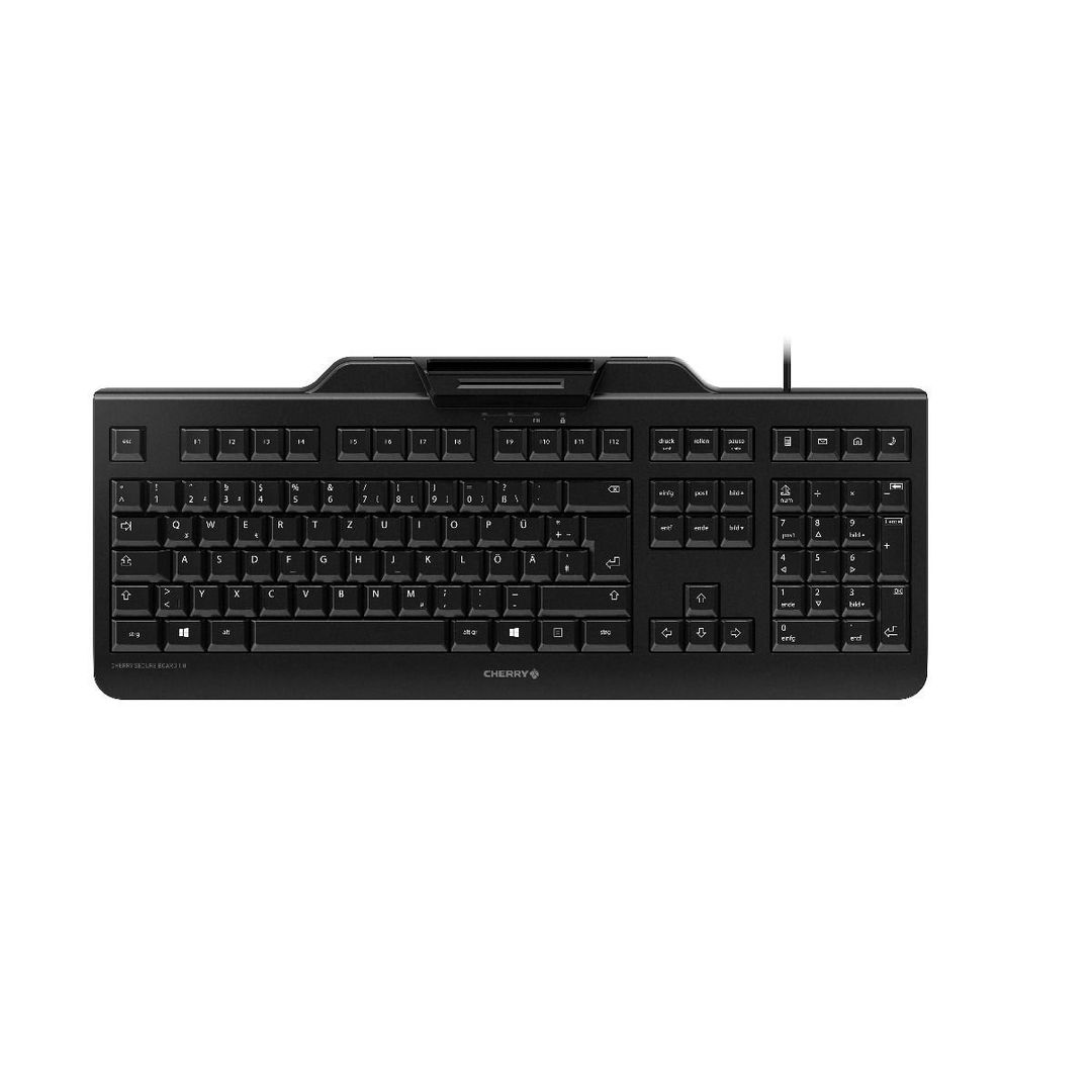 CHERRY SECURE BOARD 1.0 keyboard Office USB QWERTY Nordic Black - Image 1