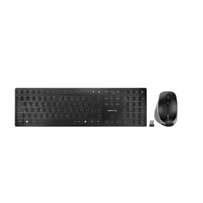 CHERRY DW 9500 SLIM keyboard Mouse included Universal RF Wireless + Bluetooth QWERTZ German Black, Grey - Thumbnail 2