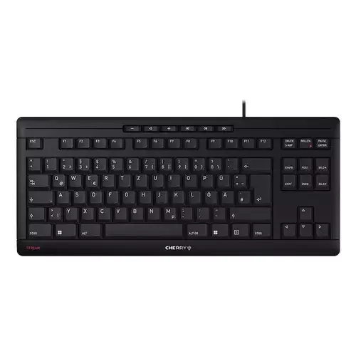 CHERRY STREAM TKL keyboard Universal USB QWERTZ German Black - Image 1